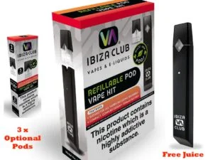 Buy  Refillable Pod Vape Kit | Ibiza Club