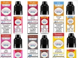 Buy Dinner Lady 3mg 50:50 E liquids 3mg - Free UK Next Day Delivery (no minimum spend)