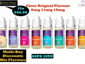 Buy CIRRO Original C 10ml E Liquid Cirro - Free UK Next Day Delivery (no minimum spend)