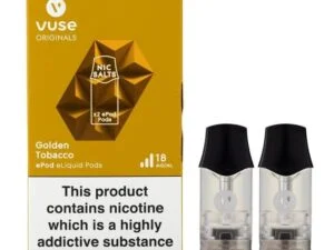 Buy Disposable Pods Vuse Golden Tobacco ePod cartridges