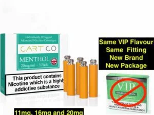 Buy Cart Co Menthol Cartridges  - Free UK Next Day Delivery (no minimum spend)