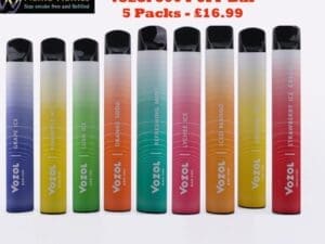 Buy  500 Puff Bar Disposable 20mg Nic Salt by Vozol