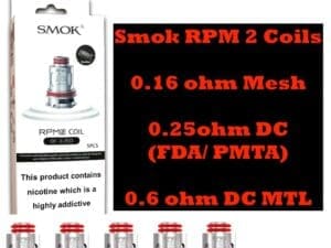 Buy  Smok RPM 2 Mesh | DC | FDA  Replacement Coils