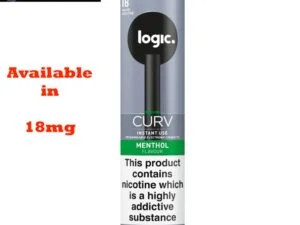 Buy Disposable Cartridge Logic Curv Instant Use E- Cig Menthol Vape