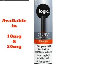 Buy Disposable Cartridge Logic Curv Instant Use E- Cig Tobacco Vape