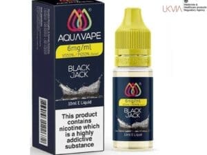Buy 6mg Aquavape Black Jack 6mg E liquid