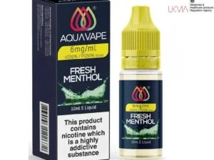 Buy 6mg Aquavape Fresh Menthol 6mg 50:50 Eliquid