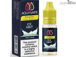 Buy 6mg Aquavape Ice Mint 6mg E liquid