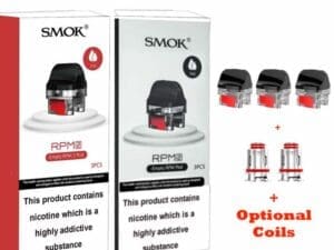 Buy Smok RPM2 Replacement Pod and Coils RPM 2 Coils - Free UK Next Day Delivery (no minimum spend)