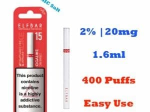 Buy Red Wine Elf bar Ice Cigalike Disposable Cigalike - Free UK Next Day Delivery (no minimum spend)