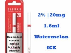 Buy Watermelon Ice Elf bar Cigalike Disposable Cigalike - Free UK Next Day Delivery (no minimum spend)