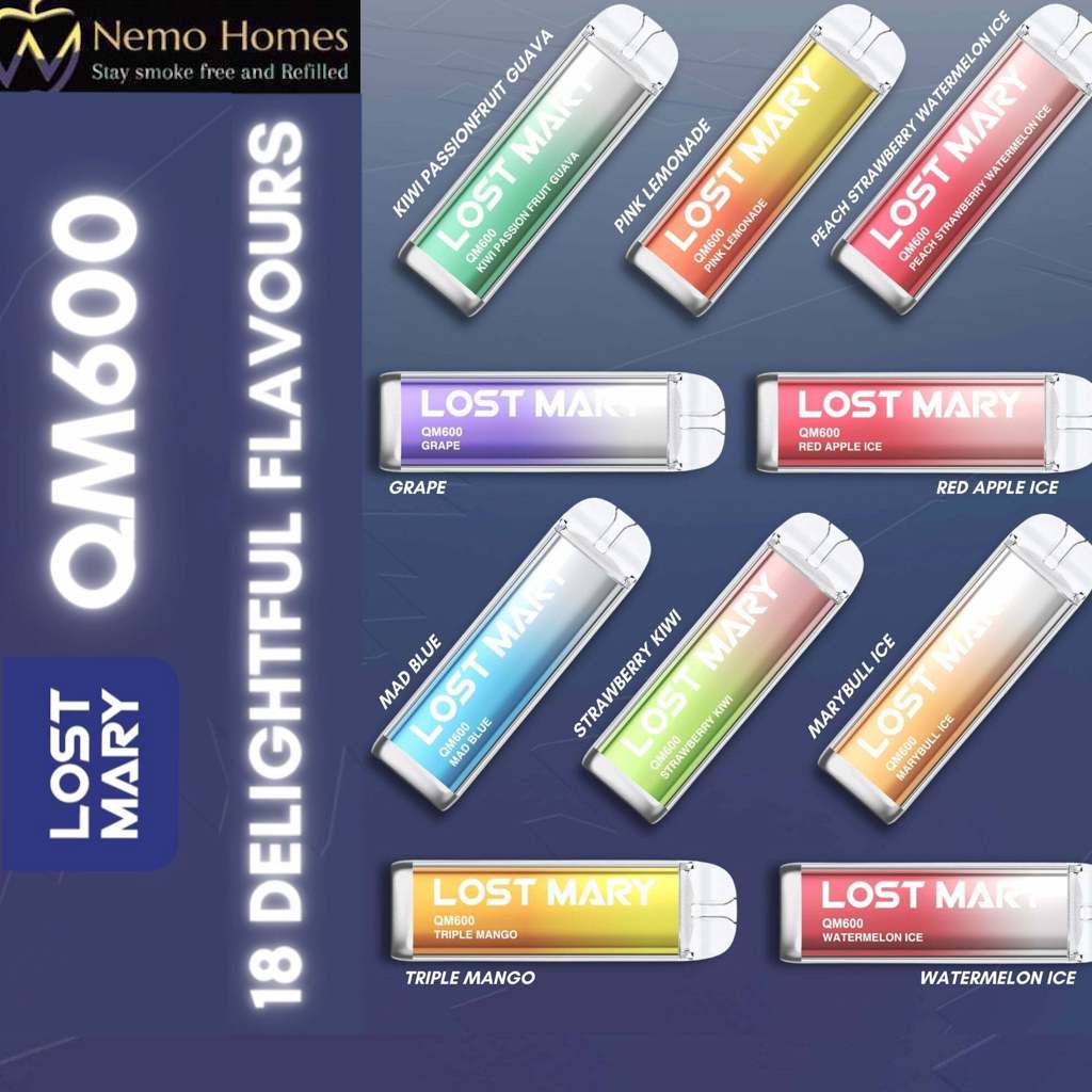 Buy Lost Mary QM600 Disposable |£3.84 Disposable - Free UK Next Day Delivery (no minimum spend)
