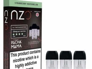 Buy NZO Strawberry Watermelon Nic Salt Pod Disposable Pods - Free UK Next Day Delivery (no minimum spend)