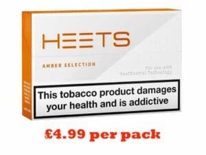 Buy IQOS Amber Heets Tobacco Sticks Heated Tobacco - Free UK Next Day Delivery (no minimum spend)