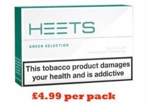 Buy IQOS Green Heets Tobacco Sticks Heated Tobacco - Free UK Next Day Delivery (no minimum spend)