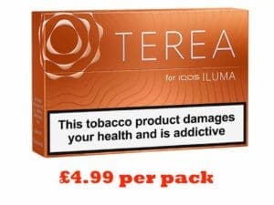 Buy IQOS Amber Terea Tobacco Sticks Heat not burn - Free UK Next Day Delivery (no minimum spend)