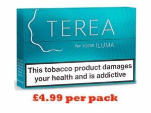 Buy IQOS Turquoise Terea Tobacco Sticks Heat not burn - Free UK Next Day Delivery (no minimum spend)