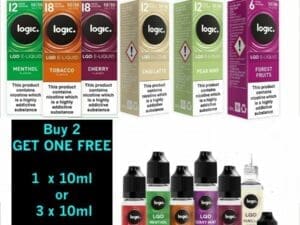 Buy Logic Vapes LQD 50:50 E Liquid  - Free UK Next Day Delivery (no minimum spend)