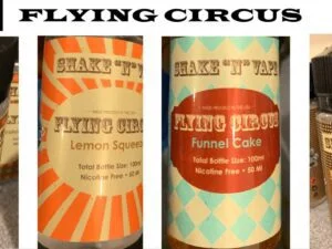 Buy Shake n vape Short fill Flying Circus DESSERT Shake N and Vape (0mg) 50ML